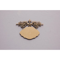 Moldura com rendilhado