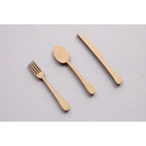 Conjunto de 3 talheres