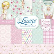 Papel para scrap comunhão menina