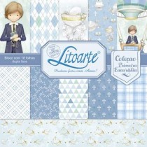 Papel para scrap comunhão menino