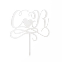 TOPO BOLO INICIAIS PERSONALIZAVEL