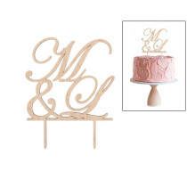 TOPO BOLO INICIAIS PERSONALIZAVEL