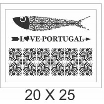 Stencil "LOVE PORTUGAL"
