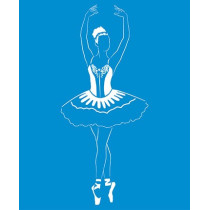 Stencil Bailarina