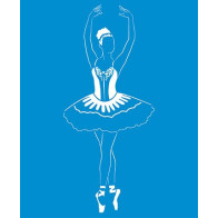 Stencil Bailarina