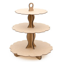 Base para bolos 3 andares