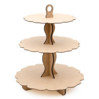 Base para bolos 3 andares