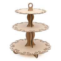 Base para bolos 3 andares