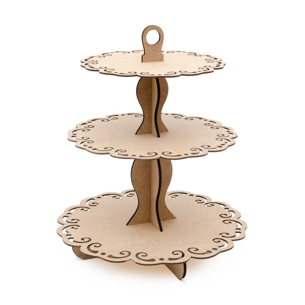 Base para bolos 3 andares