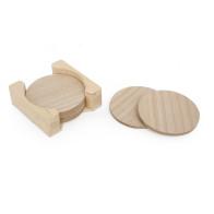 Conjunto 6 Bases Redondas P/Copos 