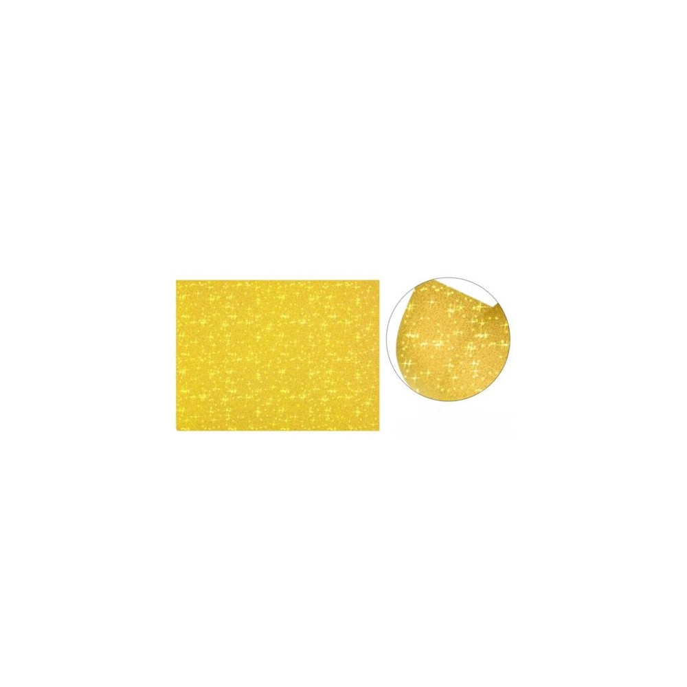 Cartolina Purpurina Ouro