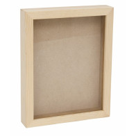 Quadro / moldura com profundidade vidro