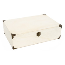 Caixa mala madeira 32.5x22