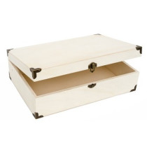 Caixa mala madeira 32.5x22