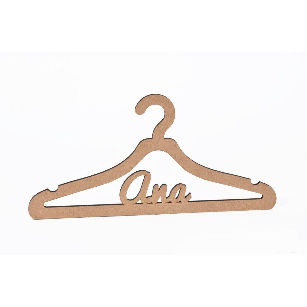 Cabide com Nome Perrsinalizavel (40 cm)