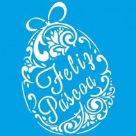 Stencil Ovo da Páscoa