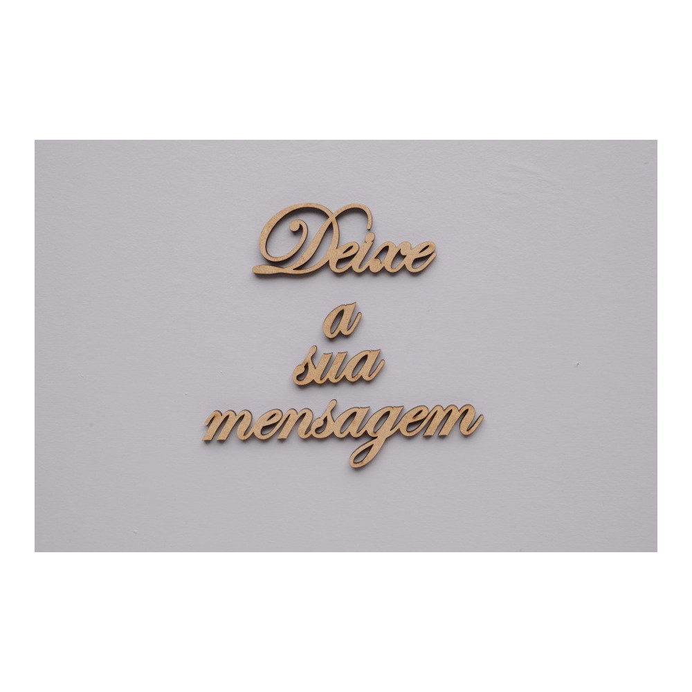 Deixe a sua mensagem