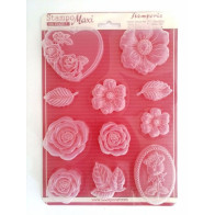Molde A4 PVC - Rosas