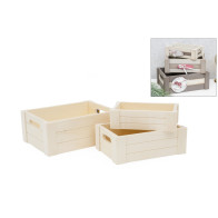 Conjunto de 3 caixas