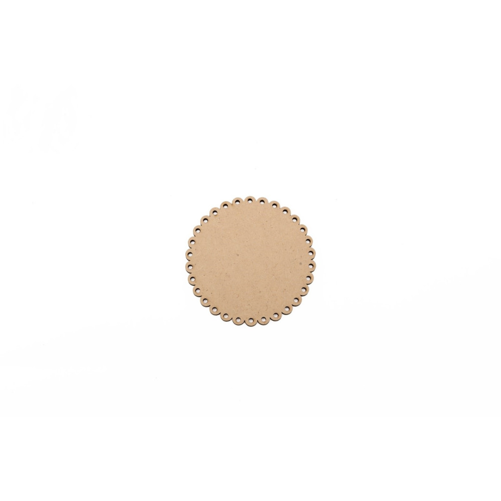 Placa Redonda com Furos