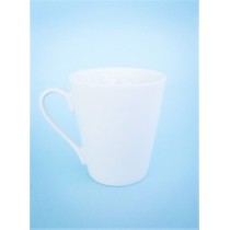 Caneca arredondada vidrada