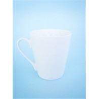 Caneca arredondada vidrada