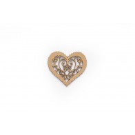 Coração 10x9x0.3 cm