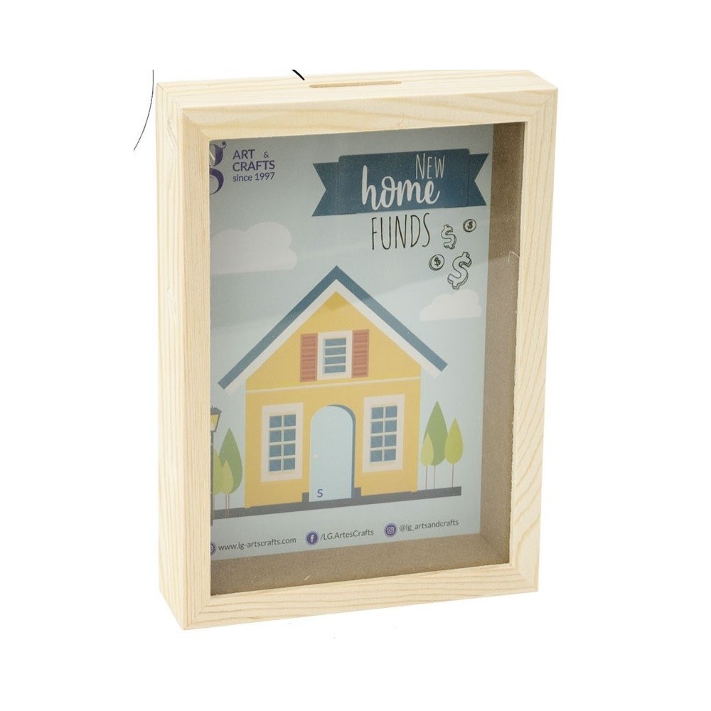 Quadro moldura mealheiro