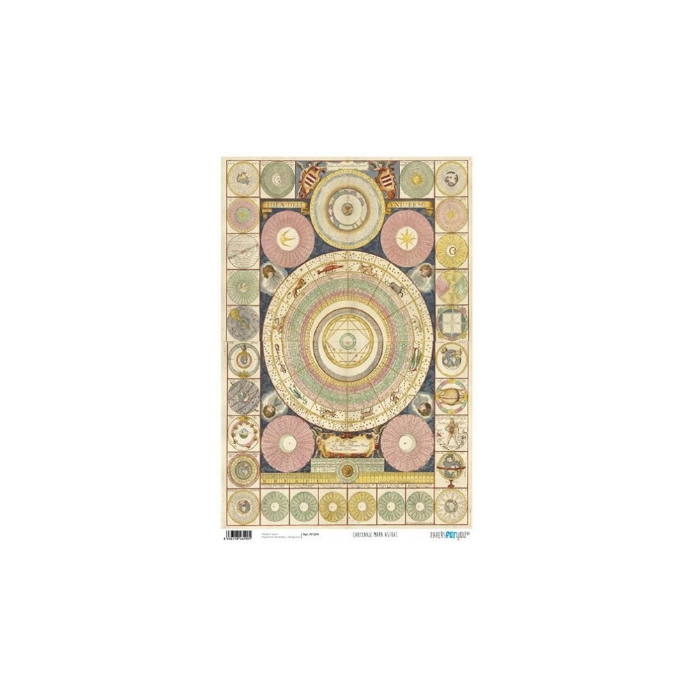 Papel Cartonagem Mapa Astral