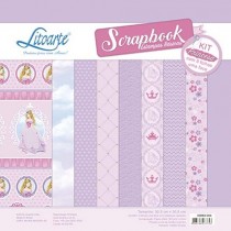 Kit Papel Scrapbooking PINCESAS