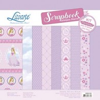Kit Papel Scrapbooking PINCESAS