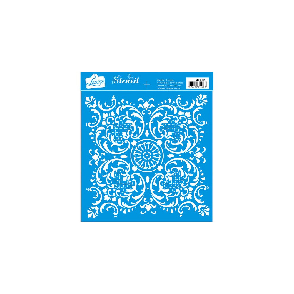 Stencil Azulejo