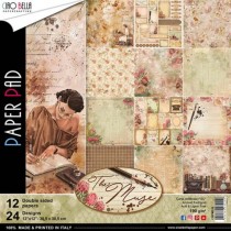 BLOCO SCRAPBOOK DUPLA FACE 'THE MUSE ' 30.5X30.5 CM 
