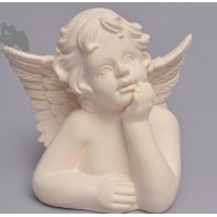 ANJO 22X21.5CM C/MAO NO QUEIXO
