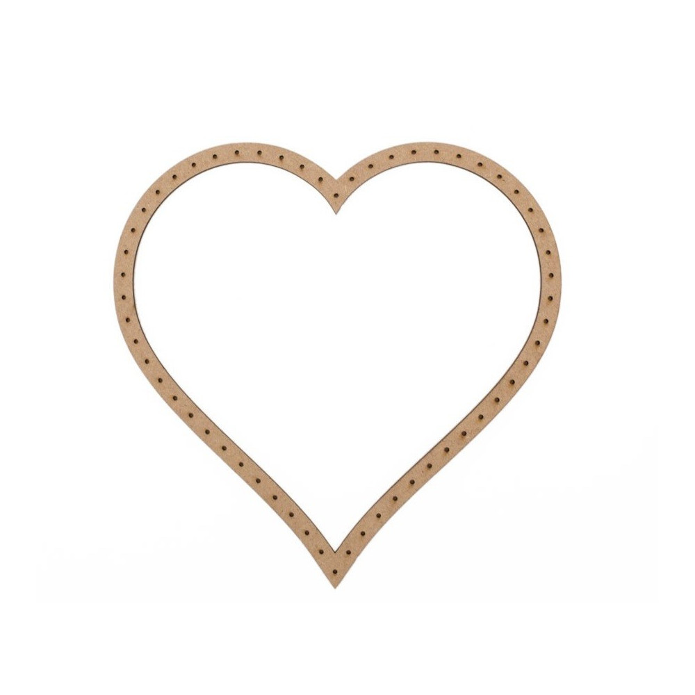 CORAÇÃO C/FUROS P/CAÇA SONHOS