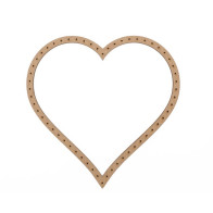 CORAÇÃO C/FUROS P/CAÇA SONHOS