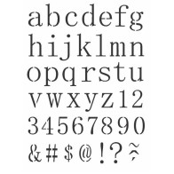 Stencil  Alfabeto Minusculo