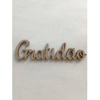 Palavra MDF Gatidão