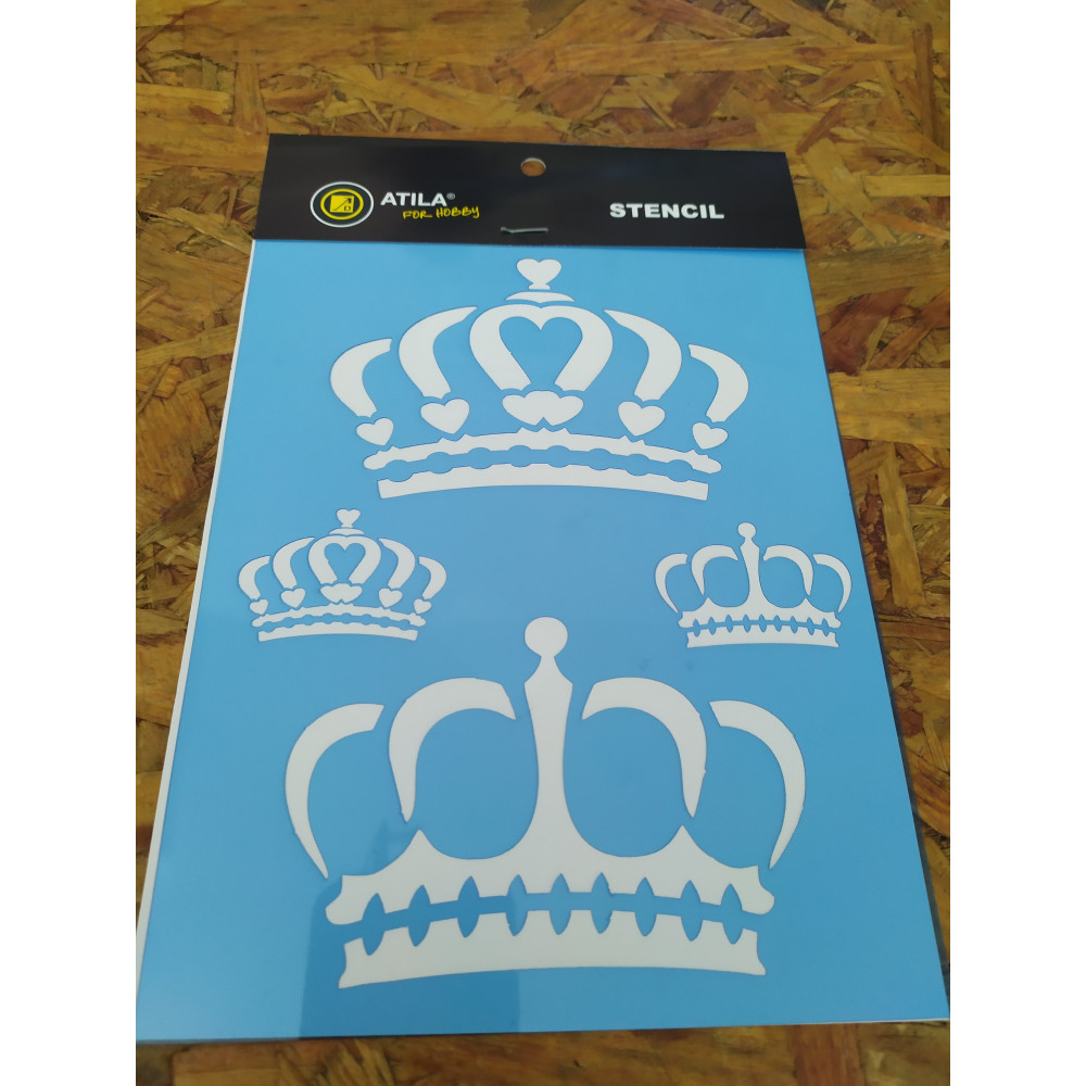 Stencil  4 coroas