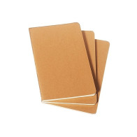 Caderno liso capa kraft