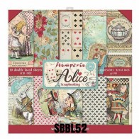 Bloco Papel Scrapbooking  Alice  STAMPERIA 