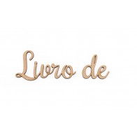 PALAVRAS LIVRO DE 9.4X3X0.3CM MDF