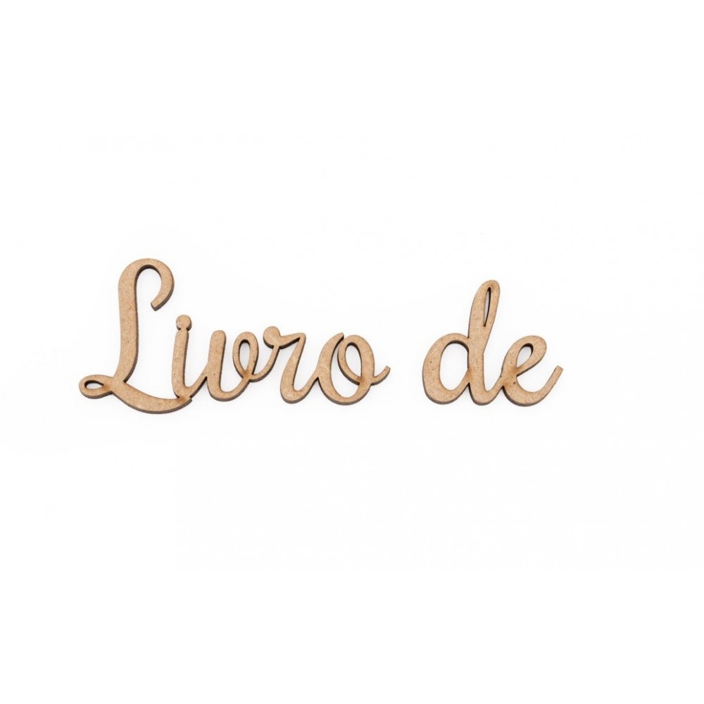 PALAVRAS LIVRO DE 9.4X3X0.3CM MDF