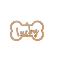 BOLA DE NATAL OSSO C/NOME PERSONALIZAVEL