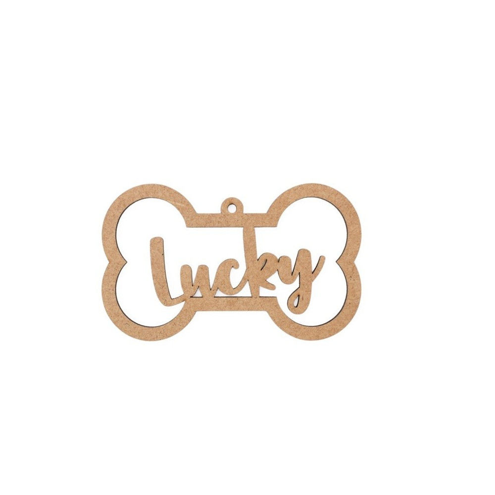 BOLA DE NATAL OSSO C/NOME PERSONALIZAVEL