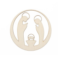 BOLAS C/PRESEPIO 9X9X0.2CM