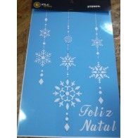 Stencil Àtila Feliz Natal