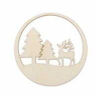  BOLA C/PINHEIRO 9X9X0.2CM CHOUPO