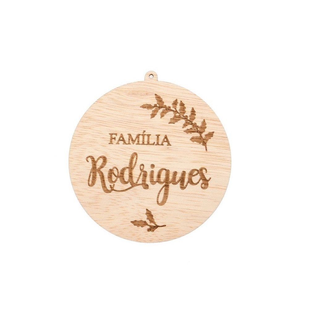 BOLA DE NATAL C/ NOME PERSONALIZAVEL