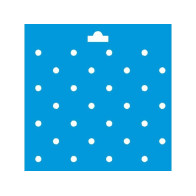 Stencil Litoarte bolinhas